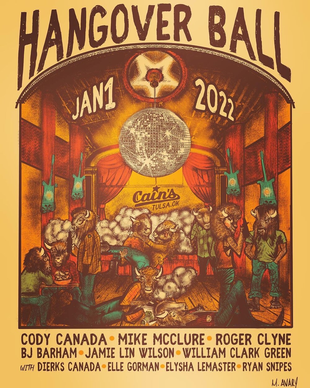 Cody Canada's "Hangover Ball" | Cain's Ballroom | JAN '22 (AP)