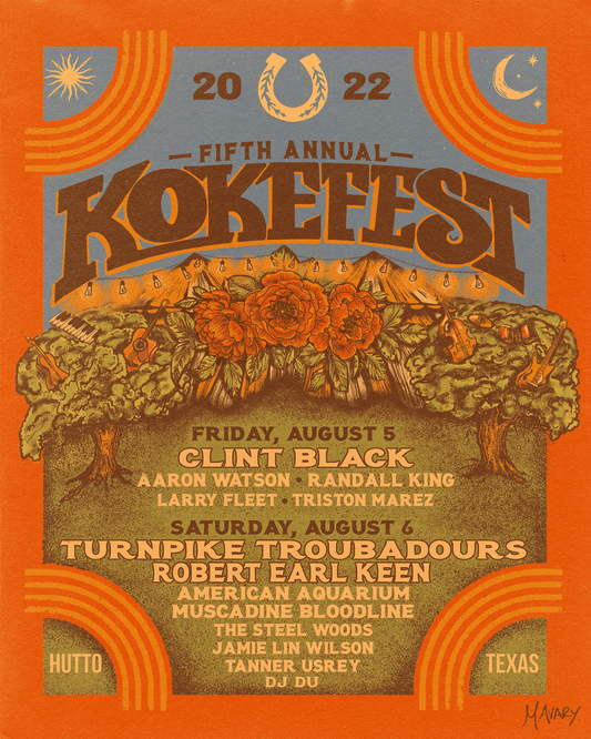 KOKEFEST | Official Line-Up Poster | 2022 (AP)