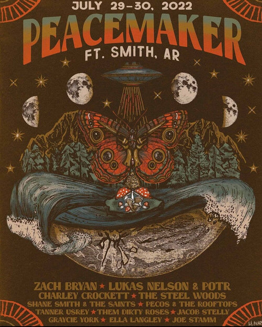 Peacemaker Festival | Official Line-Up Poster | 2022 (AP)